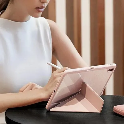 Mbulesë tablet UNIQ Moven për iPad Air 10.9", antimikrobiale, rozë - 5