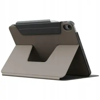 Mbulesë magnetike Uniq Rovus Snapmount për iPad Air 13", rrotullim 360°, gri