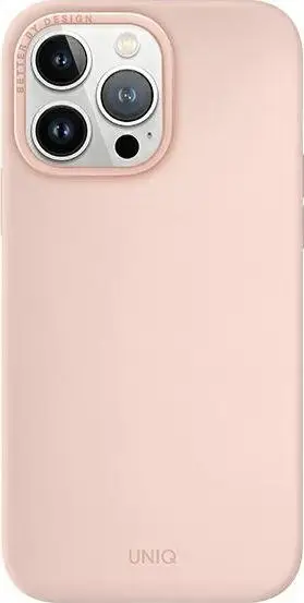 Mbrojtëse telefoni Uniq Lino për iPhone 14 Pro 6.1", silikon, rozë pink blush