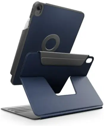 Futrollë magnetike Uniq Rovus Snapmount, rrotullim 360°, për iPad Air 11, e zezë
