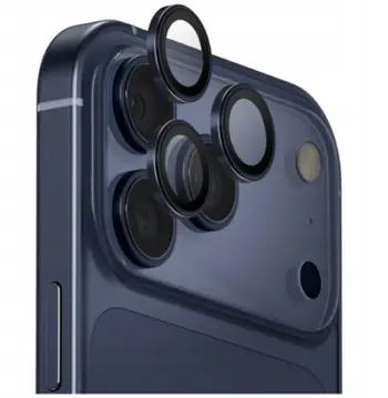 Mbrojtës lente kamere Uniq Optix, për iPhone 17 Pro 17 Pro Max, alumini, blu navy