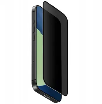 Qelq mbrojtës Uniq Optix Privacy për iPhone 17 Pro, xham i fortë, filtër privatësie, transparent