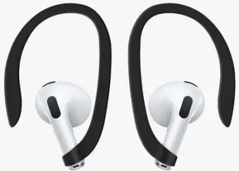 Set mbrojtës për kufje Uniq Nexo për AirPods Pro 4, çantë dhe kapak silikoni TPU, portokalli