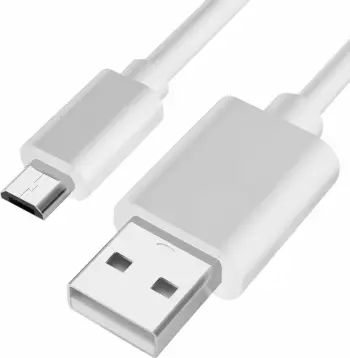 Kabllo Unitek USB-A - MicroUSB (MCUSB2.0-650 208.00A), 0.8m, e bardhë