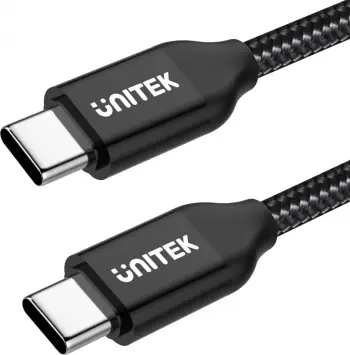 Kabllo USB-C Unitek, 2 m, 240 W, e zezë