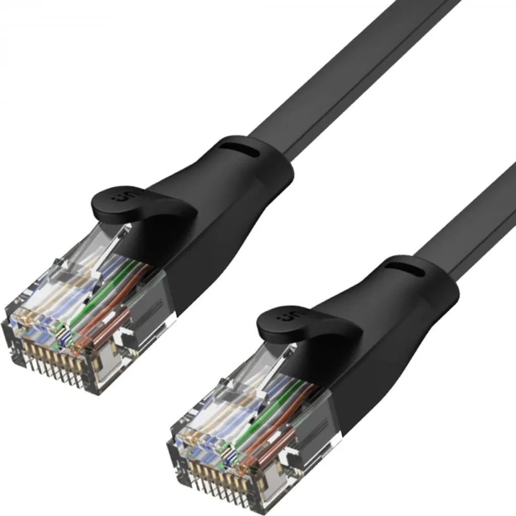 Kabllo rrjeti Unitek Flat UTP Ethernet, Cat6, 15m, e zezë - 8