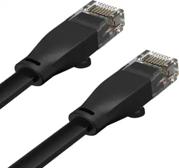 Kabllo rrjeti Unitek Flat UTP Ethernet, Cat6, 15m, e zezë