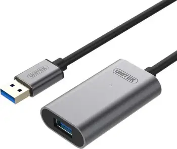 Kabllo Unitek, USB A / USB A, 10 m, e hirtë