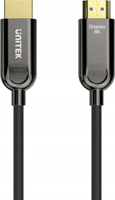 Kabllo HDMI optike UNITEK C11085GY01-10M, 10m, e zezë - 1