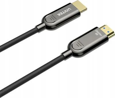 Kabllo HDMI optike UNITEK C11085GY01-10M, 10m, e zezë - 2