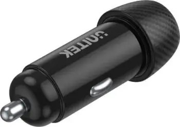 Karikues makine UNITEK Powertrain Duo, 2 porta USB, karikim i shpejtë, i zi