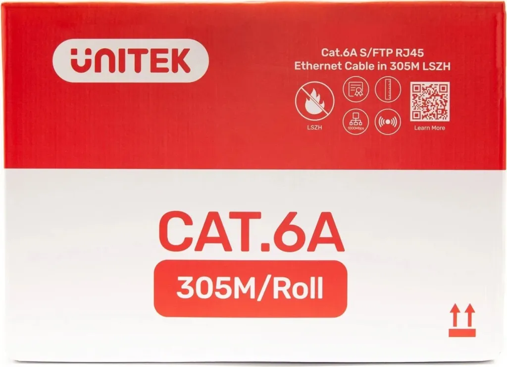 Kabllo rrjeti Unitek, kat.6a, 305m - 2
