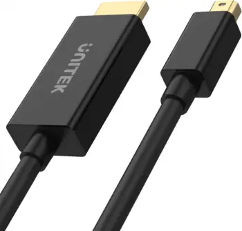 Kabllo Unitek miniDisplayPort me HDMI, 4K, 30Hz, 2.0m, i zi
