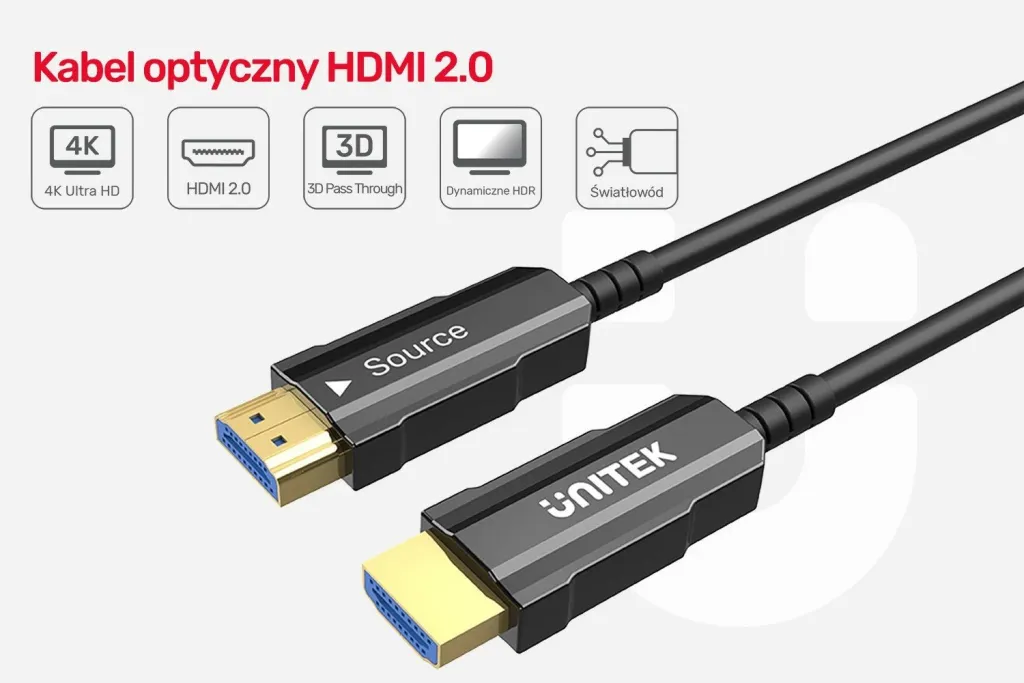 Kabllo HDMI Unitek C11072BK, 10m, 4K 60Hz, e zezë - 2