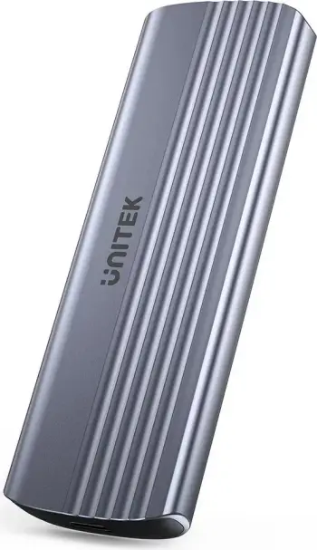 Kuti eksternale SSD UNITEK S1241B01, M.2 NVMe, USB C 10Gbps, gri