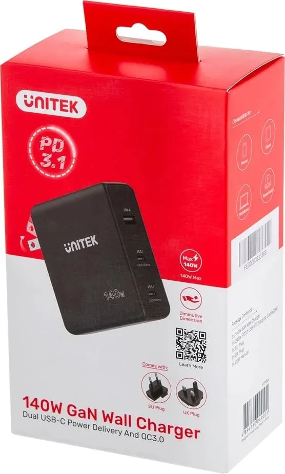 Mbushës për pajisje celulare UNITEK P1115A, i zi - 11