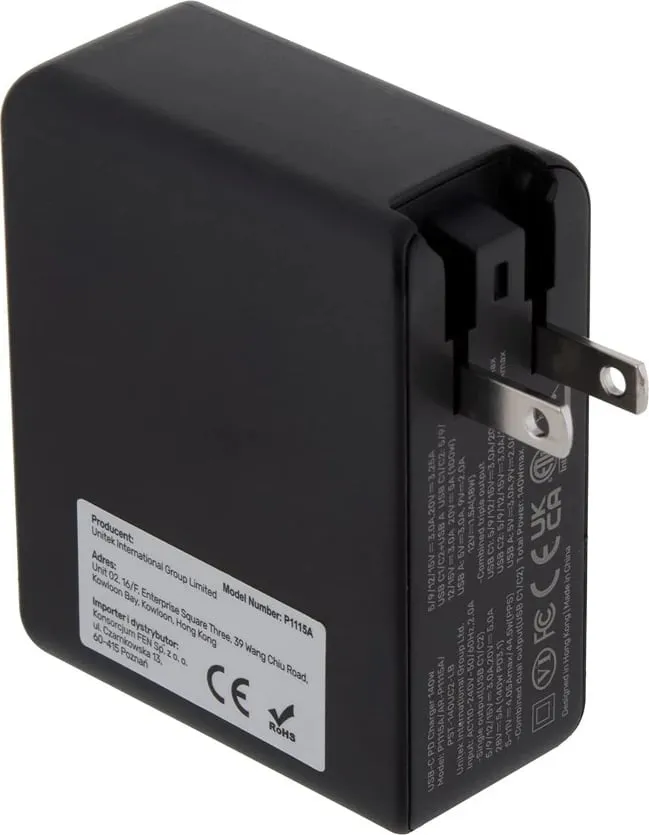 Mbushës për pajisje celulare UNITEK P1115A, i zi - 10