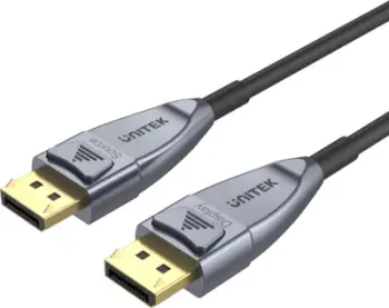 Kabllo DisplayPort Unitek, e zezë-argjendtë