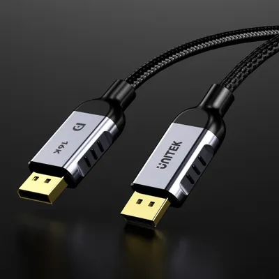 Kabllo DisplayPort UNITEK C1626GY01-2M, 2 m, Gri - 2
