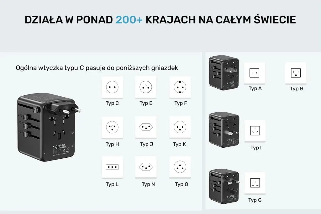 Karikues udhëtimi Unitek, 35 W, i zi - 1