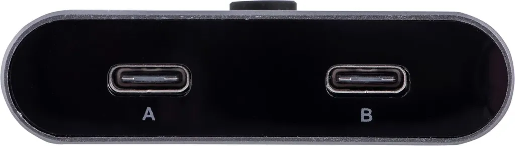 Switch UNITEK dy-drejtimësh USB-C, 2 në 1, 4K, i zi - 14