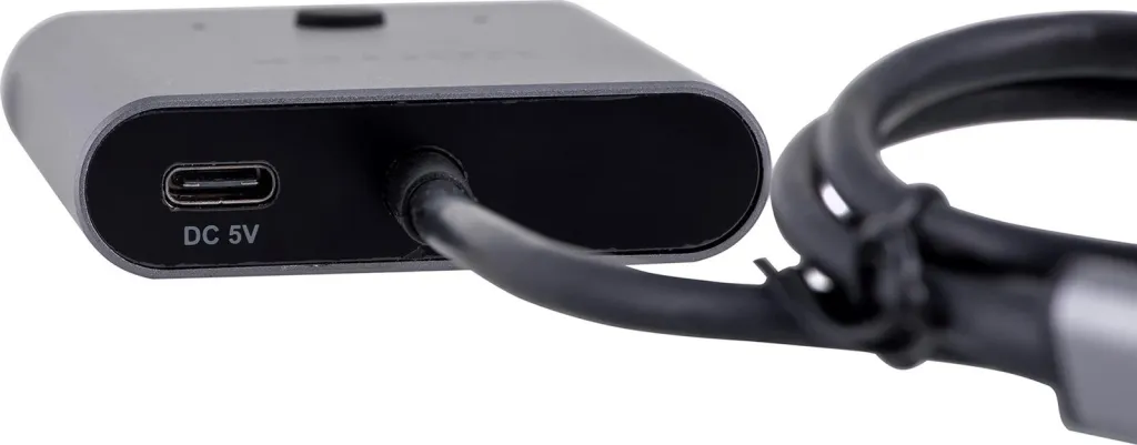 Switch UNITEK dy-drejtimësh USB-C, 2 në 1, 4K, i zi - 7