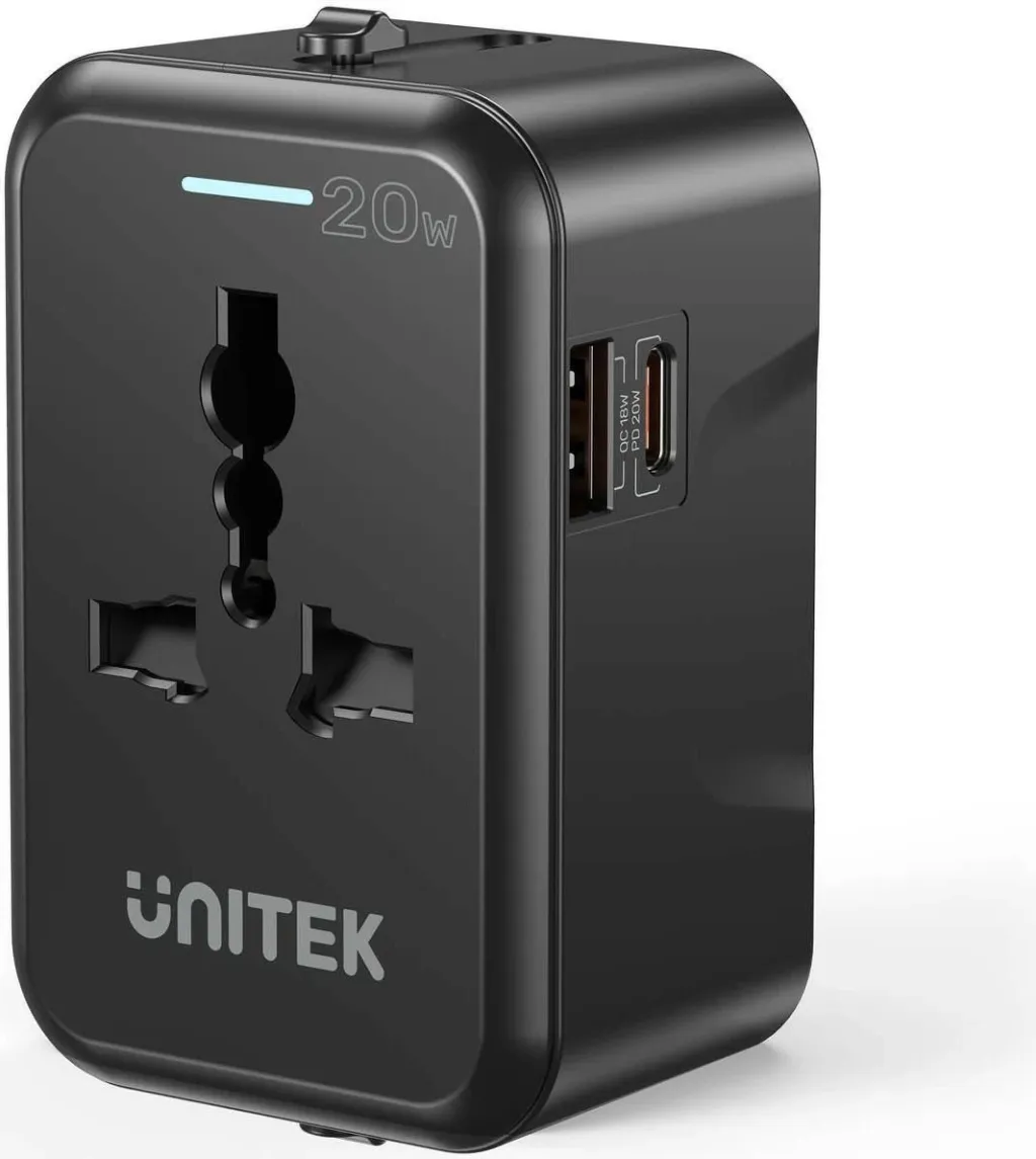 Karikues udhëtimi Unitek, PD 20 W, i zi - 3