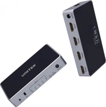 Ndërruesi i sinjalit HDMI Unitek, 5 në 1, mbështetje 4K