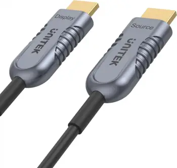 Kabllo HDMI Unitek, për meshkuj e femra, e zezë-argjendtë