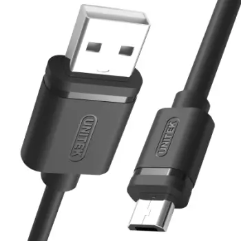 Kabllo Unitek USB-A në microUSB, 1m, e zezë