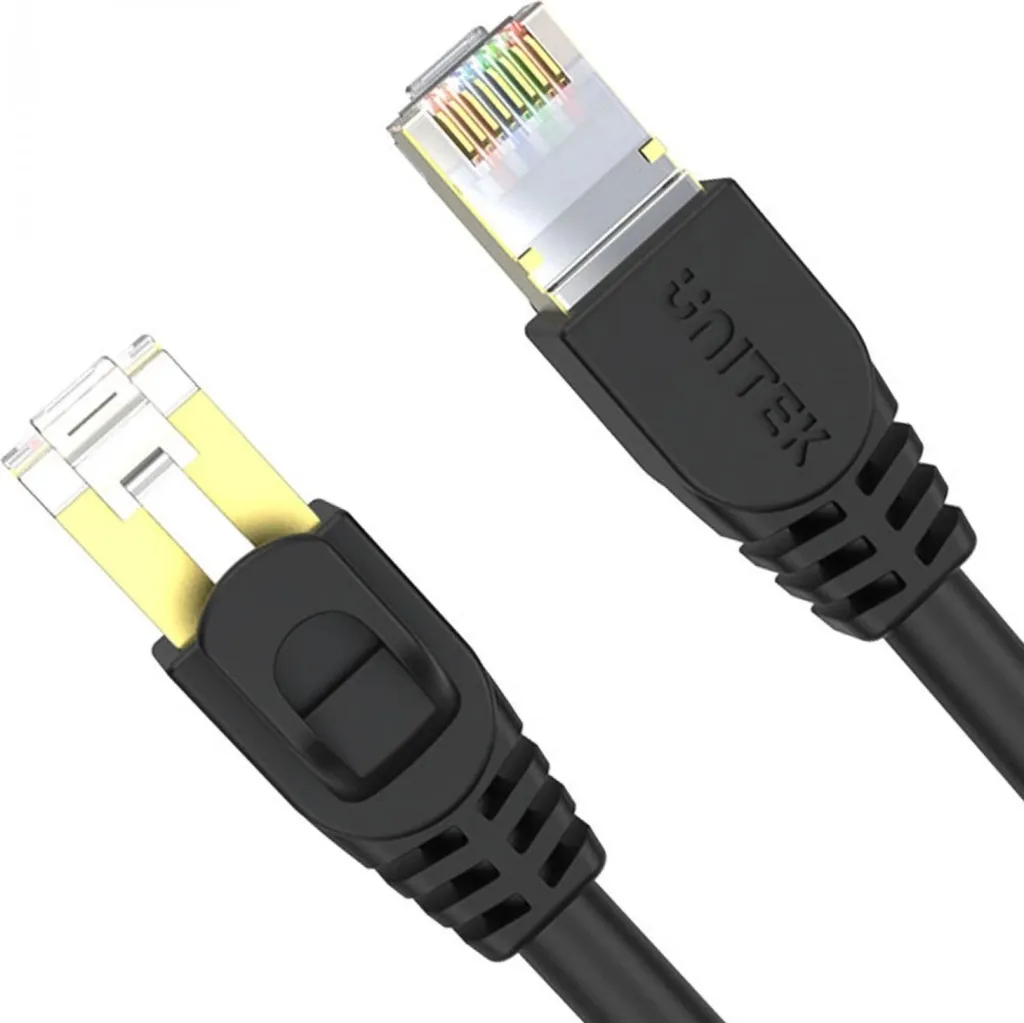 Kabllo patch Unitek Cat.7 S/FTP 5.0m, e zezë - 3