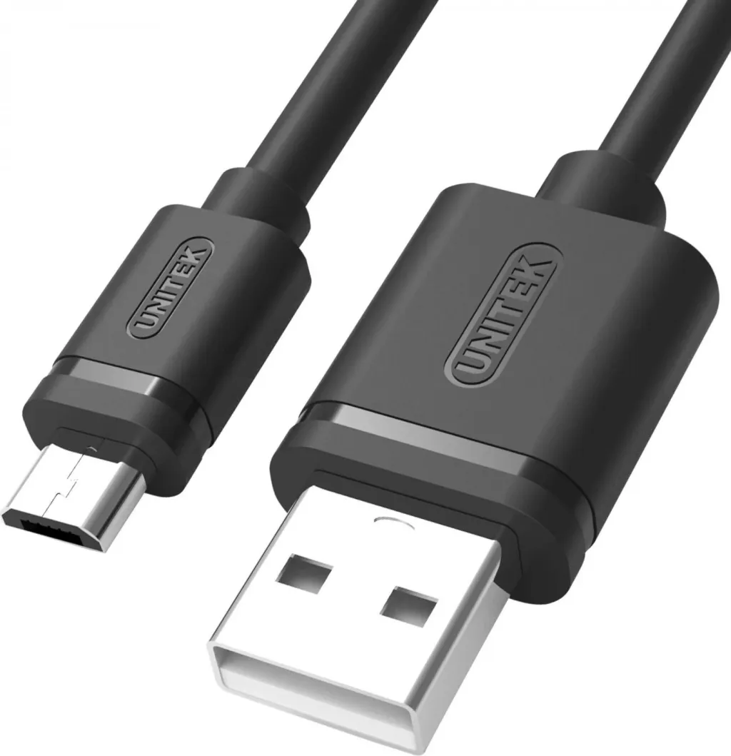 Kabllo Unitek micro USB, 3.0m, e zezë - 2