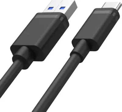 Kabllo Unitek, USB-A / USB-C, 0.5 m, e bardhë - 2