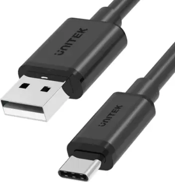 Kabllo Unitek, USB-A / USB-C, 0.5 m, e bardhë