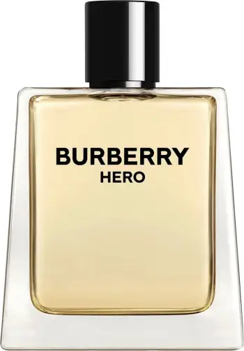 Parfum Burberry Hero Eau de Toilette për meshkuj, i rimbushshëm, transparent