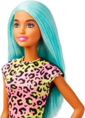 Kukull Barbie Mattel Makeup Artist HKT66, aksesorë grimi, flokë blu