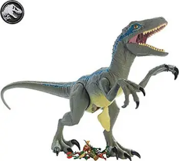 Figurinë Mattel Jurassic World Blue Mega Giant, e gjelbër