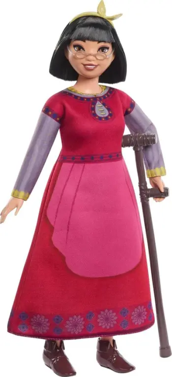 Kukull Mattel Dahlia Rosas Wish, 30cm, lëvizëse, shumëngjyrëshe