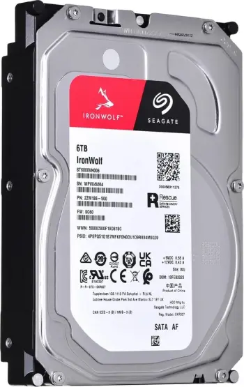 Hard Disk Seagate IronWolf, 6TB, 3.5", 7200RPM, 256MB Cache