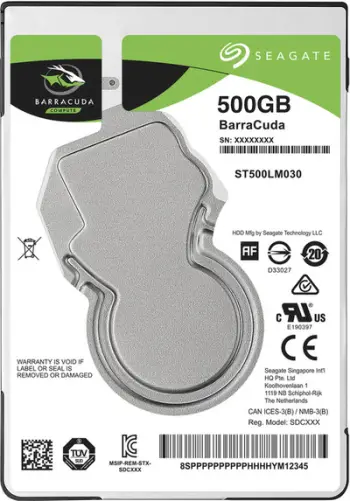 Hard Disk Seagate BarraCuda ST500LM030, 500GB, 2.5"