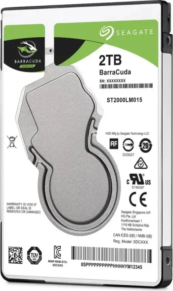 Hard disk Seagate BarraCuda, 2TB, 2.5", 5400RPM, 128MB Cache