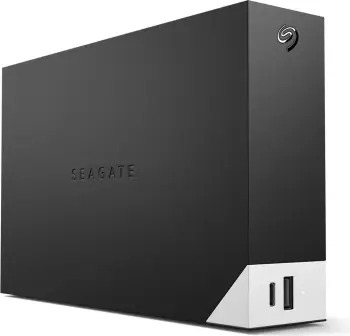 Hard disk i jashtëm HDD Seagate One Touch Hub 4TB, i zi/ i argjendë