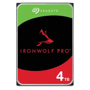 HDD të brendshme SEAGATE NAS HDD 4TB IronWolf 5400rpm 6Gb/s SATA 256MB cache 8.9cm 3.5Zoll 24×7 CMR for NAS und RAID Rackmount BLK SinglePack