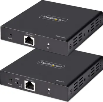 Zgjatës HDMI StarTech 4K70IC EXTEND HDMI, 4K 60Hz, PoC, i zi