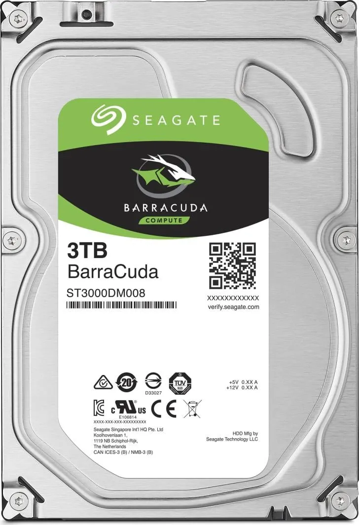 Disk HDD Seagate BarraCuda, 3TB, 3.5" SATA III - 4