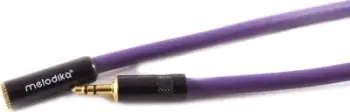 Kabllo audio Melodika 2x Jack 3.5 mm, 10m, vjollcë