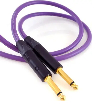 Kabllo për altoparlant Melodika MDJ, Jack 6.3mm në Jack 6.3mm, 8m, vjollcë