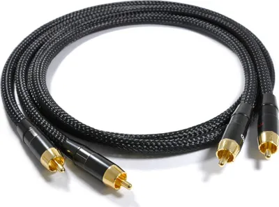 Kabllo Melodika RCA (Cinch) x2 - RCA (Cinch) x2, 0.5m, e zezë - 1