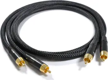 Kabllo Melodika RCA (Cinch) x2 - RCA (Cinch) x2, 0.5m, e zezë