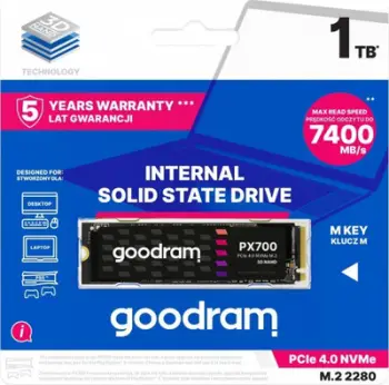 Disk SSD Goodram PX700, M.2, 1.02TB, PCIe 4.0, i zi